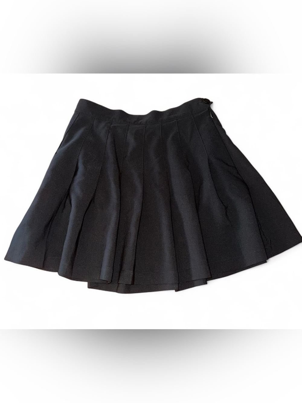 Black Pleated Skirt